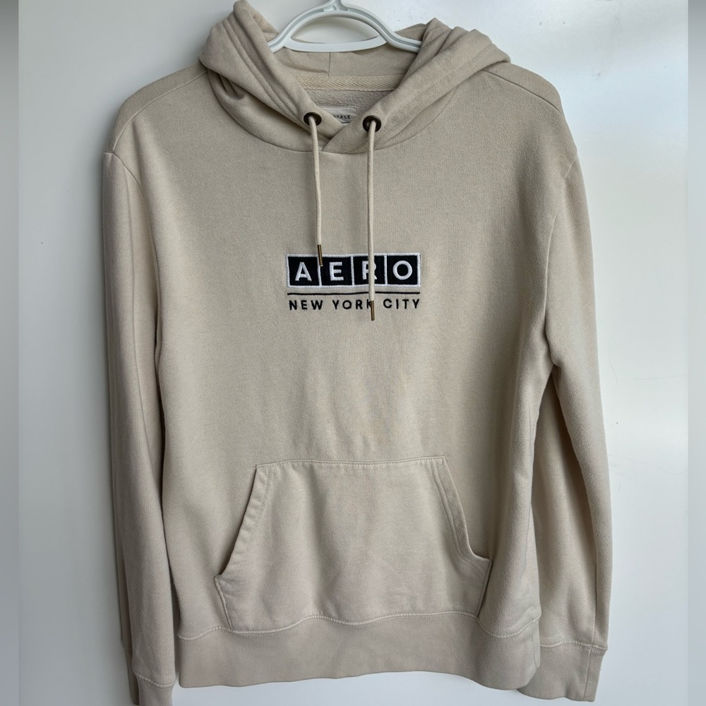 Aeropostale Cream Hoodie
